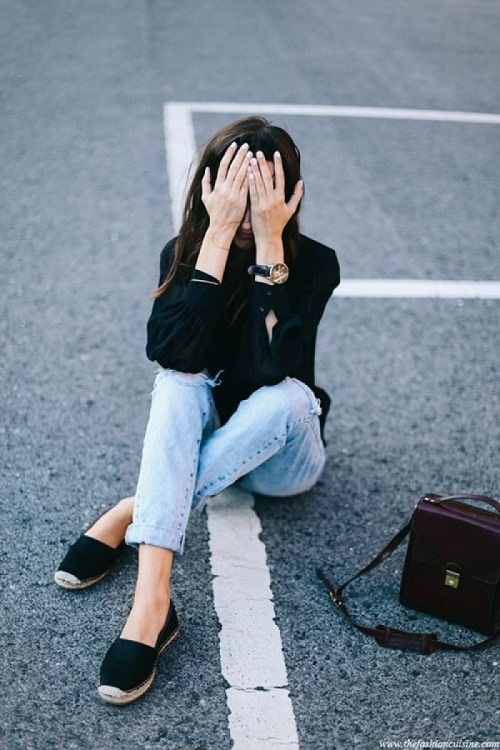 Giầy đế cói nhìn là mê - năng động mùa hè